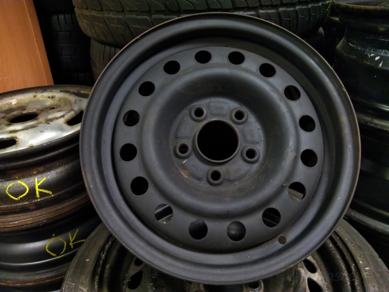 Ford, Hyundai, Mazda, Mitsubishi, Nissan, Proton, Toyota tērauda diski(1gab) 