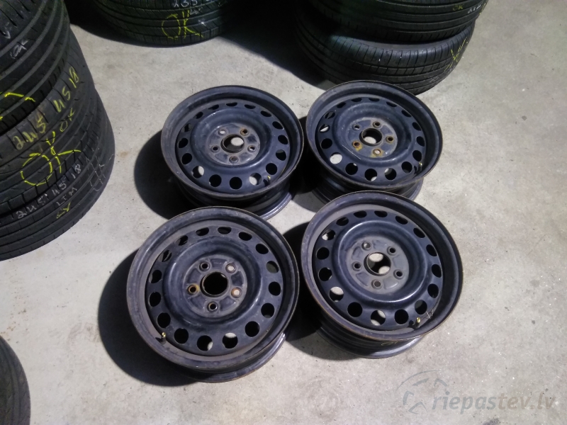 Suzuki, Fiat, Toyota tērauda diski 