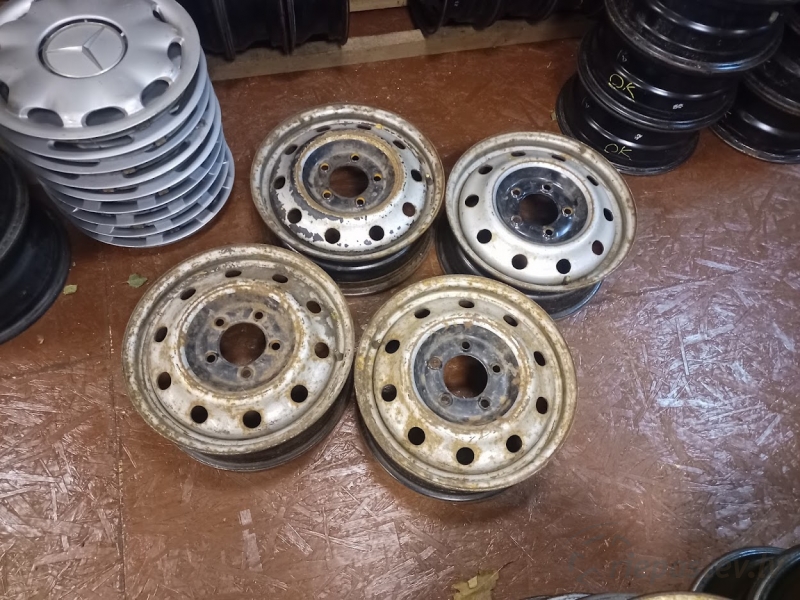 Renault, Opel, Nissan tērauda diski 