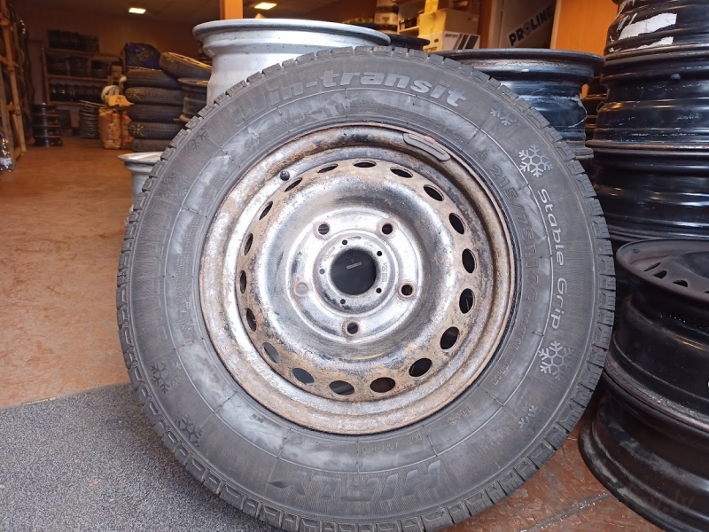 Ford Tranzit tērauda disks ar 215/75R16C HiFly riepu 