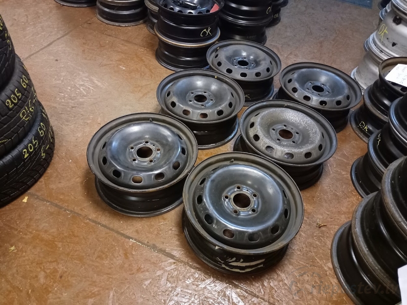 Renault, Opel, Nissan, Mitsubichi, Fiat, Dacia tērauda diski 