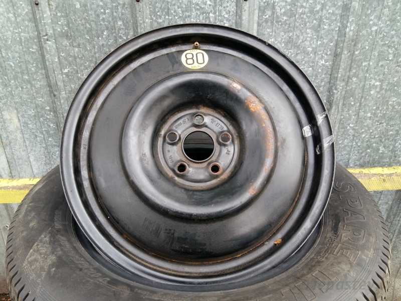 Toyota, Lexus, Subaru dzelzs disks rezerves ritenim (1 gab) 