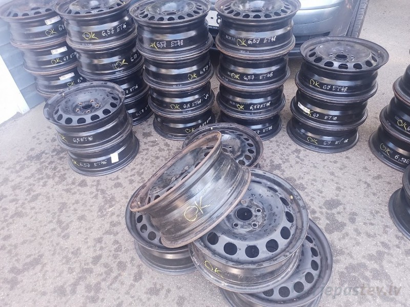 Volkswagen, Audi, Skoda, Seat tērauda diski 