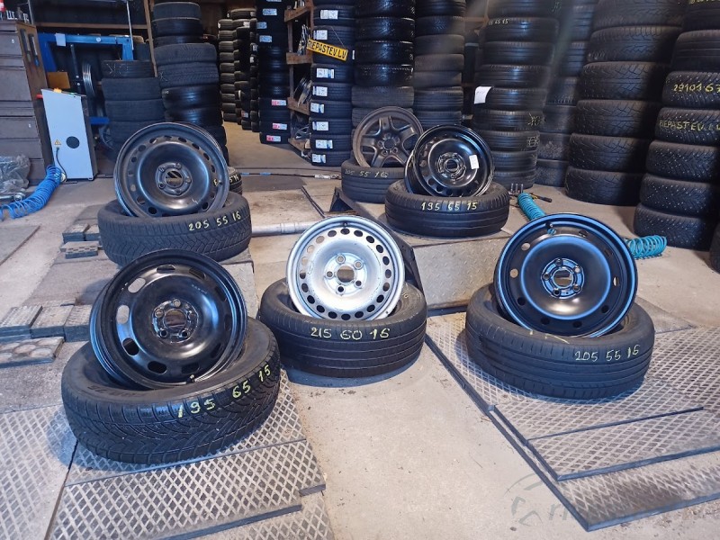 Volvo, Citroen, Peugeot, Opel, Fiat, Toyota, Ford rezerves ritenis  