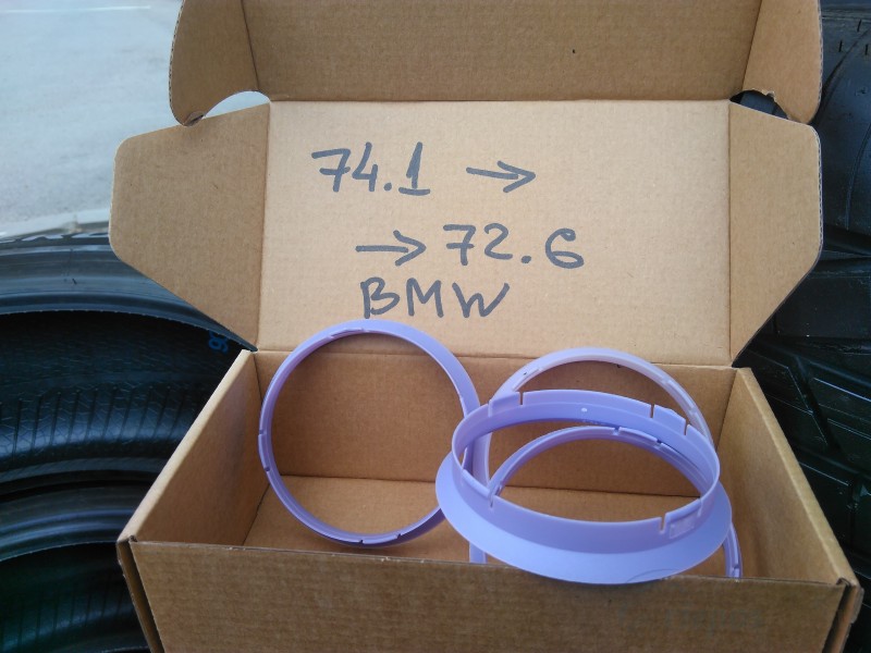 Centrējošais gredzens no 74.1 uz 72.6  