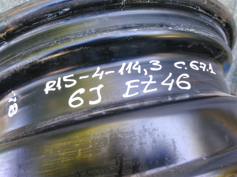 Volvo, Mitsubishi, Smart, Hyundai tērauda diski 