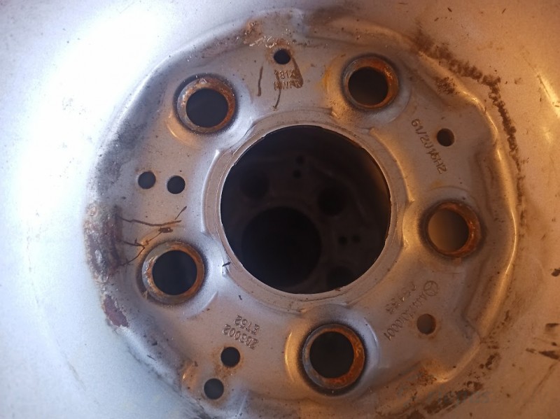 Mercedes tērauda diski 