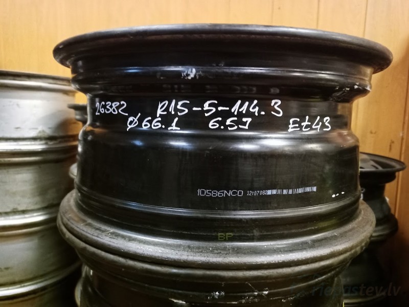 Renault tērauda diski 