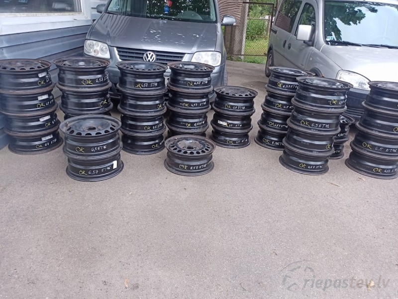 Volkswagen, Audi, Skoda, Seat tērauda diski 