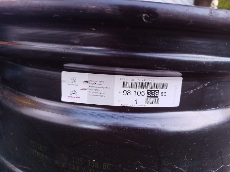 Peugeot, Citroen, Volvo tērauda diski 