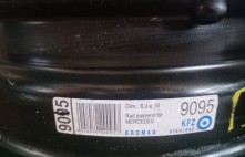 Mercedes tērauda diski 