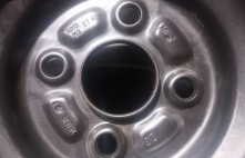 Toyota tērauda diski 