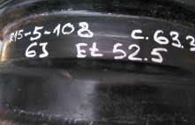 Ford, Volvo tērauda diski 