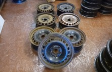 Audi, Skoda, Volkswagen, Seat tērauda diski 