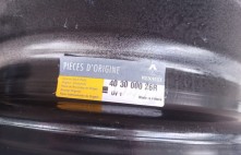 Renault tērauda diski 